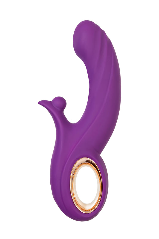 JOS Julli Yukarı ve Aşağı işlevlerine sahip titreşimli silindir, silikon, mor, 20,5 cm
