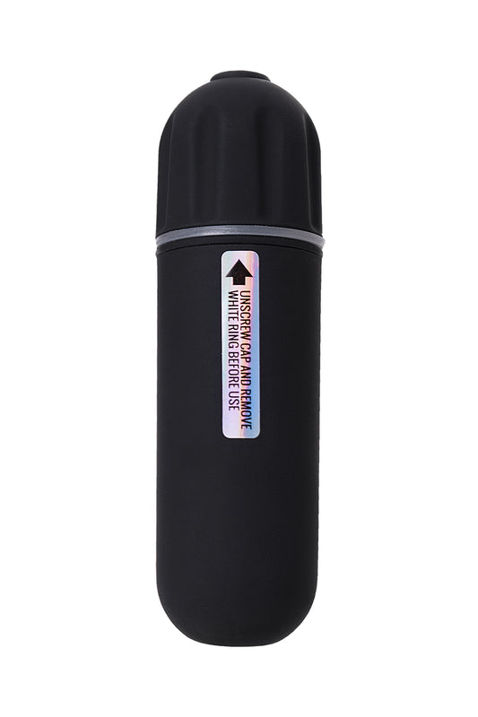 Bathmate Vibe Bullet Black, Şarj edilebilir, su geçirmez, plastik, siyah
