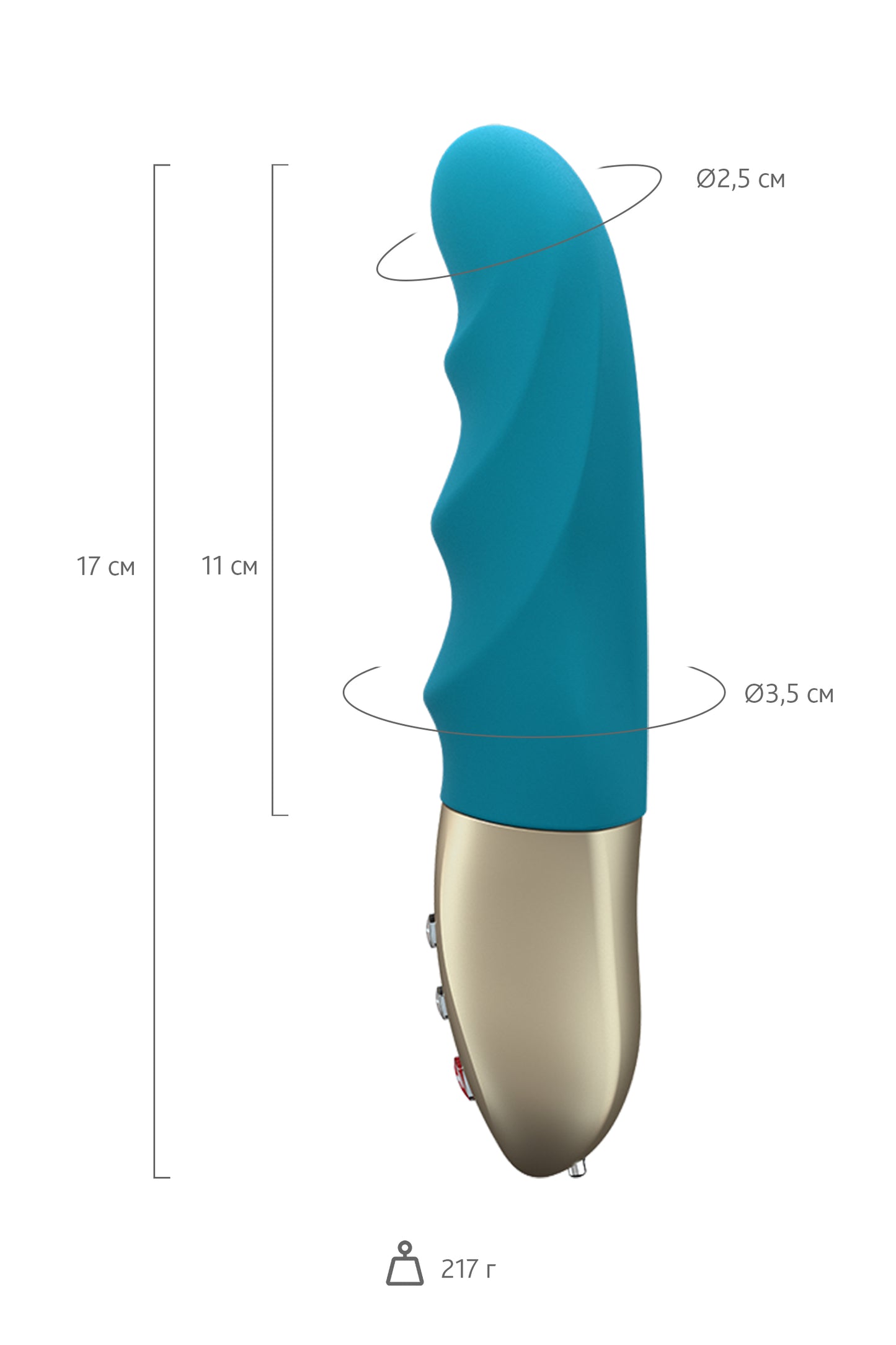 Fun Factory STRONİC PETİTE Vibratör -Mini , silikon, mor, 17 cm