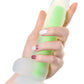Beyond by Toyfa Dick Glow Gece Parlayan Dildo, Silikon, Şeffaf, 18 cm