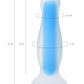 Beyond by Toyfa Kyle Glow Gece Parlayan Anal Plug , Silikon, Şeffaf, 10 cm