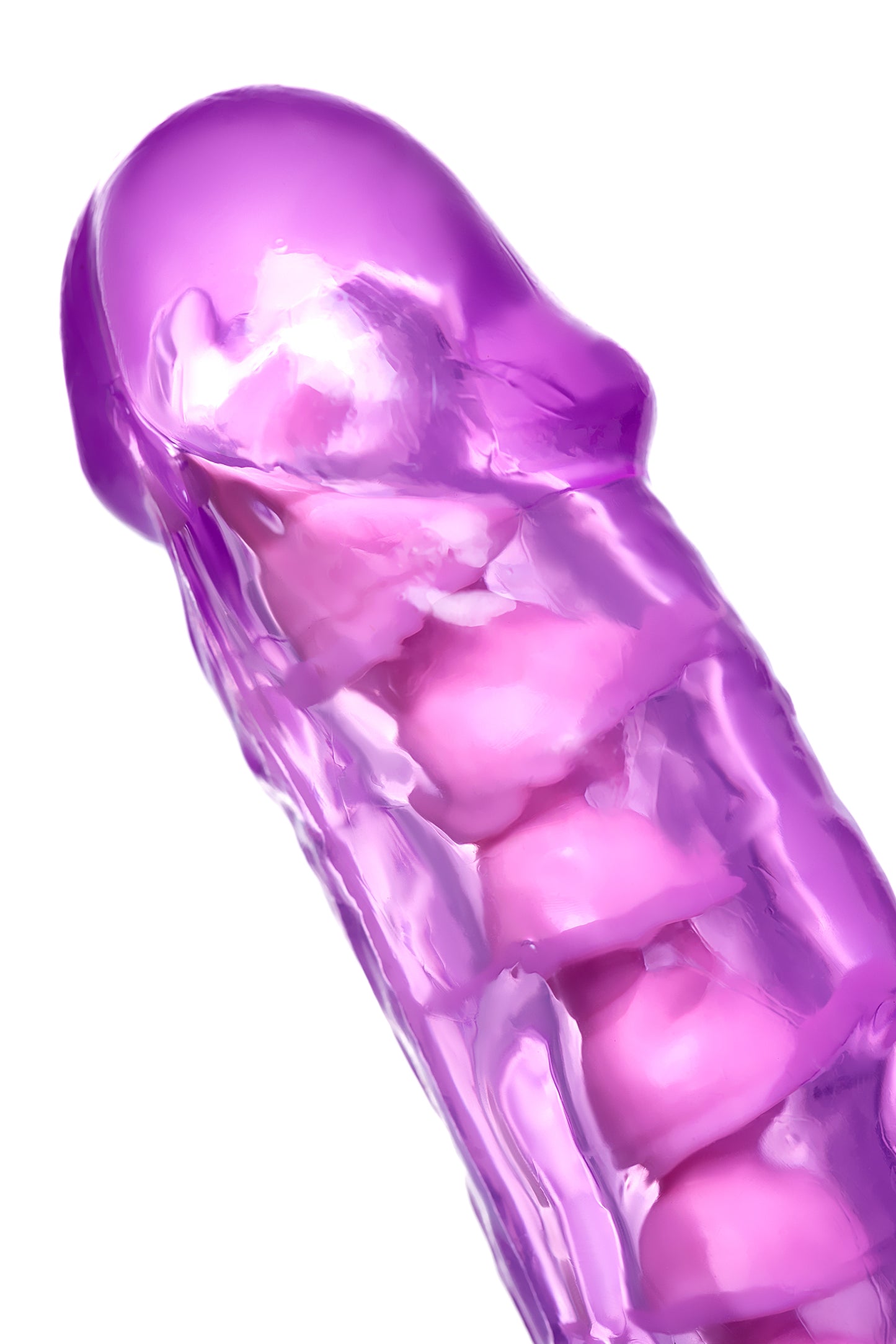 A-Toys by TOYFA Jel Dildo Celiam, TPE, mor, 20,5 cm