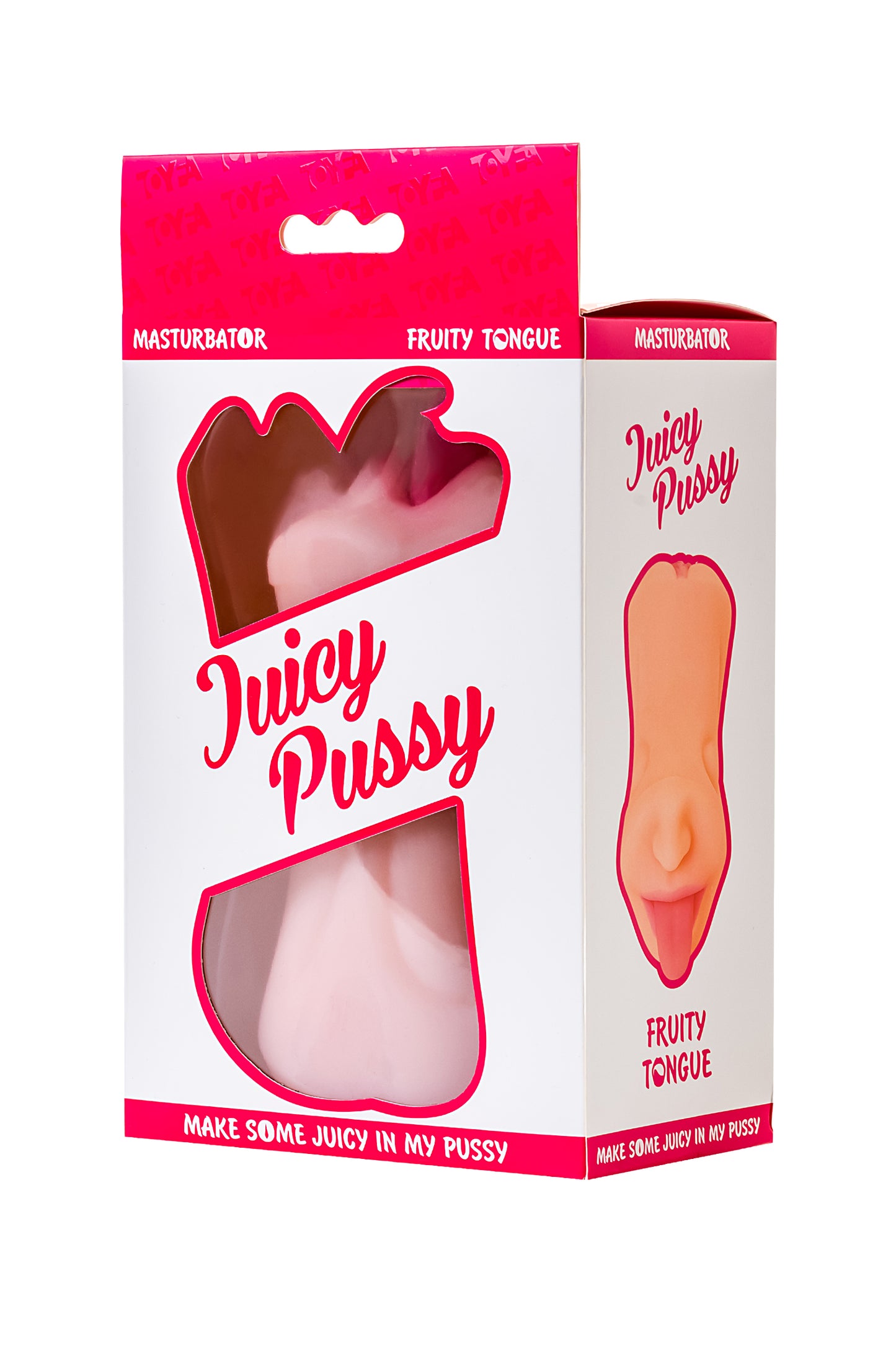 Juicy Pussy by TOYFA Masturbator Realistik, Fruity Tongue, Ağız ve Vajina, TPE, Ten,19 cm
