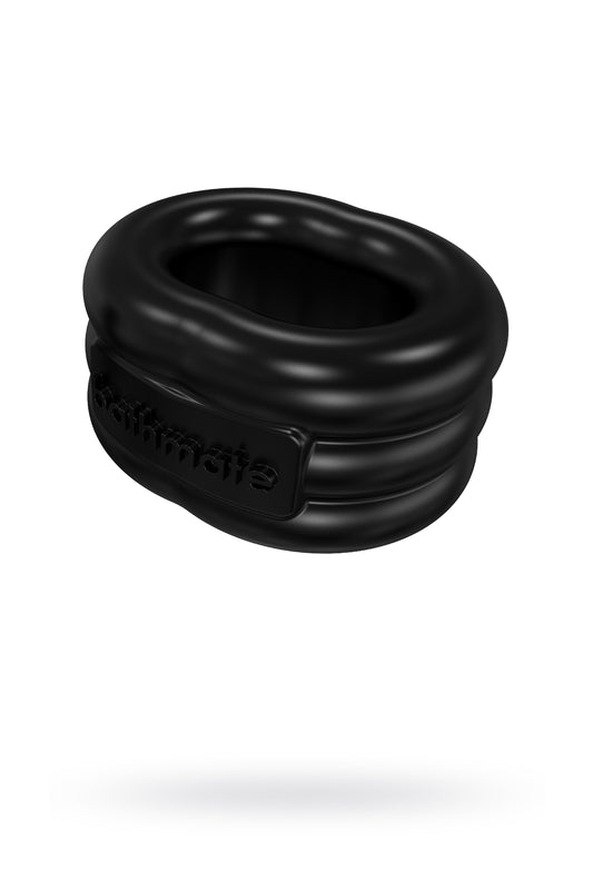 Bathmate Penis üzerindeki titreşim halkası Stretch, elastomex, siyah, Ø5 cm