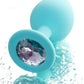 ToDo by Toyfa Brilliant Anal Plug, silikon, mavi, 8 cm, Ø 3 cm, 50 g