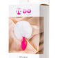 ToDo by Toyfa Sweet bunny kuyruklu anal kılıf, silikon, pembe, 13 cm, Ø 2,8 cm, 43 g