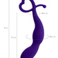 ToDo by Toyfa Wlap Anal Plug, silikon, mor, 16 cm, Ø 2,5 cm