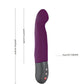 Fun Factory STRONİC G Vibratör, silikon, böğürtlen, 20,8 cm