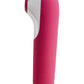 Satisfyer Dual Love Pink Vakum Klitoral Uyarıcı Vibratör, Silikon, Kırmızı, 16 cm