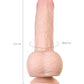 My Babe My Sweety Gerçekçi Yapay Penis, TPE, Çıplak, 21,5 cm