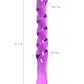 A-Toys by TOYFA Çift taraflı Jel Dildo  Tanza, TPE, mor, 27,5 cm