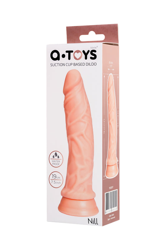 A-Toys by TOYFA  Nill Realistik Dildo, TPE, Ten, 19 cm