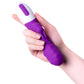 JOS TATY  Klitoral Uyarıcı Vibratör, silikon, mor, 21,5 cm