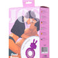 JOS GOOD BUNNY Penis Halkası, silikon, mor, 9 cm