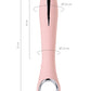 PHYSİCS GALVANİ VİBE Elektro Vibratör, silikon, pembe, 21 cm