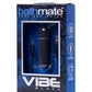 Bathmate Vibe Bullet Black, Şarj edilebilir, su geçirmez, plastik, siyah