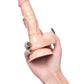 A-Toys by TOYFA Gerçekçi Dildo Kirc, TPE, çıplak, 17 cm