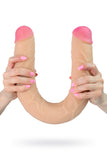 Lovetoy Monster Realistik Çift Taraflı Dildo, Neoskin, çap 59 mm, toplam uzunluk 540 mm