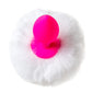 ToDo by Toyfa Sweet bunny kuyruklu anal kılıf, silikon, pembe, 13 cm, Ø 2,8 cm, 43 g