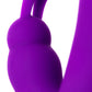 JOS TATY  Klitoral Uyarıcı Vibratör, silikon, mor, 21,5 cm