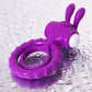 JOS GOOD BUNNY Penis Halkası, silikon, mor, 9 cm
