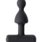 Erotist Anal Plug, siyah, silikon, 8,5 cm