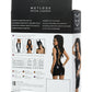 Glossy MİCHELLE Deri Elbise, Perçinli, Wetlook , siyah, S