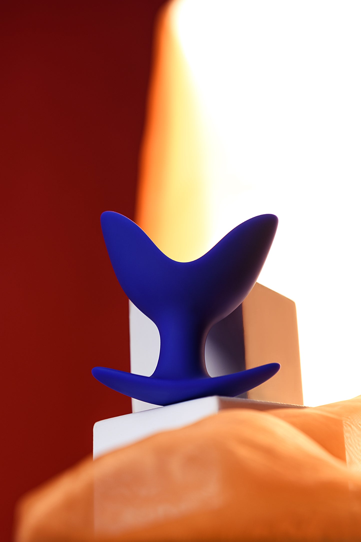 ToDo by Toyfa Bloom genişleyen anal Kılıf, silikon, mavi, 9 cm, Ø 6,5 cm